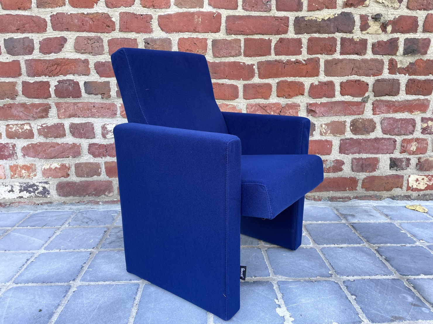Groeifauteuil in mat synthetisch fluweel