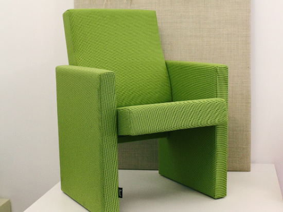 Groeifauteuil 5-7 jaar in unieke en speelse tweekleurige stof