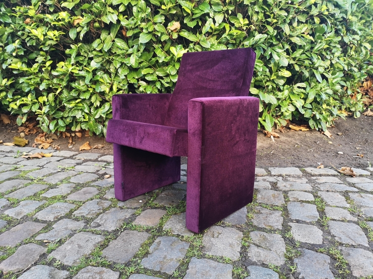 Groeifauteuil 7-11 jaar in synthetisch fluweel