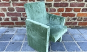 Groeifauteuil 3-6 jaar in synthetisch fluweel