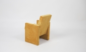 Groeifauteuil 3-6 jaar in synthetisch fluweel