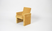 Groeifauteuil 3-6 jaar in synthetisch fluweel