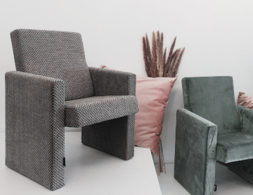 Groeifauteuil 3-6 jaar polka dots