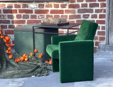 Groeifauteuil 3-6 jaar in hoogwaardig synthetisch fluweel