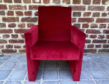 Groeifauteuil 3-6 jaar in luxe mohair stof